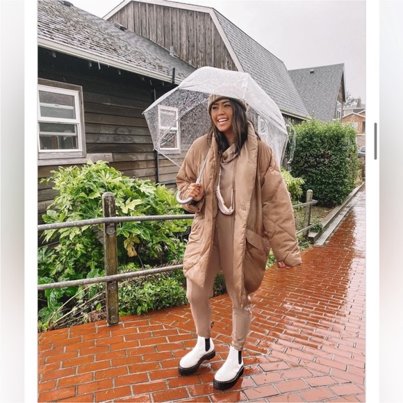 Dr. Martens 2976 Quad Leather Platform Chelsea Boots White US Ladies Size 9 - Picture 3 of 13